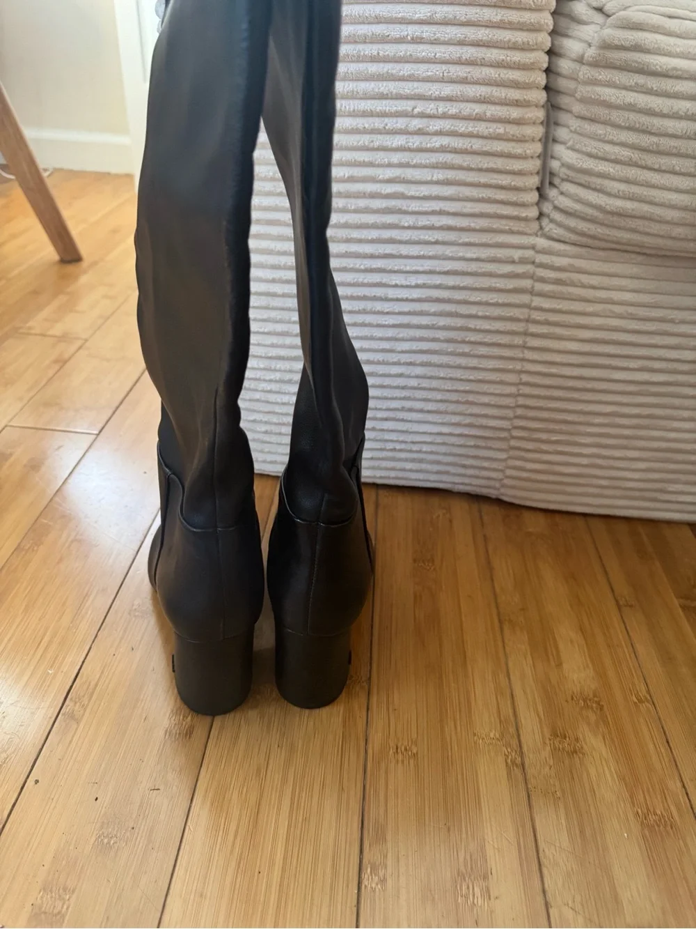 Sam Edelman Black Over-the-Knee Pointed-Toe Boots